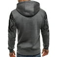 thumbnail image 2 of Gwiyeopda Men Long Sleeve Warm Hoodie Hoody Casual Sweatshirt Jumper Jacket Coat Top M-3XL, 2 of 5