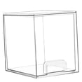 thumbnail image 4 of Caja de almacenamiento de cosméticos, caja de almacenamiento de mesa, portátil, ahorro de espacio, resistente, organizador de artículos diversos, toca 177 cm x 139 cm x 179 cm, 4 of 9