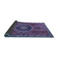 thumbnail image 2 of Ahgly Company Indoor Square Persian Blue Traditional Area Rugs, 7' Square, 2 of 4