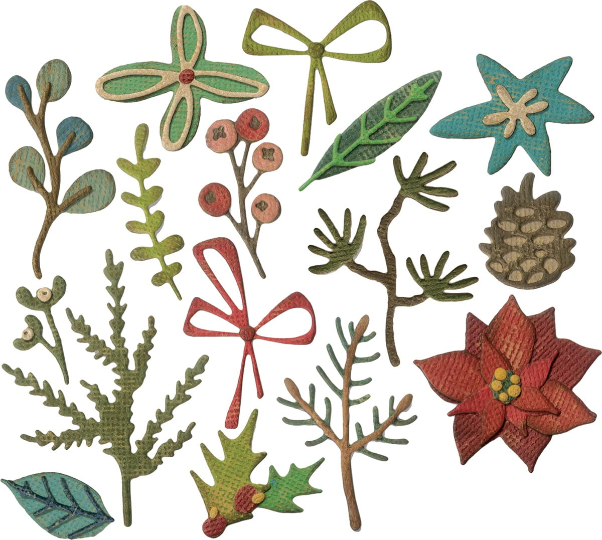 Sizzix Thinlits Dies By Tim Holtz 31//Pkg-Cool Yule
