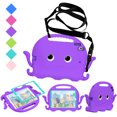 thumbnail image 1 of 10.2 inch iPad Case for Kids iPad 9th 8th 7th Generation Case Built-in Screen Protector Full Body Shockproof EVA Foam Protective Tablet Cover Handle Stand Cute Child Friendly Shell,Rose, 1 of 8