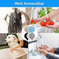 thumbnail image 3 of SNQ 6 Pieces Easy to Clean Drain Strainer Silicone - High Capacity Drain Strainer Shower Hair Trap - Clog Prevention Drain Strainer Kitchen Sink for B, 3 of 4