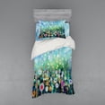 thumbnail image 2 of Ambesonne Floral Bedding Set 4 Pcs, Flying Dandelions Art, Queen, Multicolor, 2 of 3