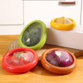 thumbnail image 5 of Clear, reusable, airtight preservation food, fruits and vegetables, onions, lemons, preservation box, kitchen cleaning tool (4 pieces), 5 of 5