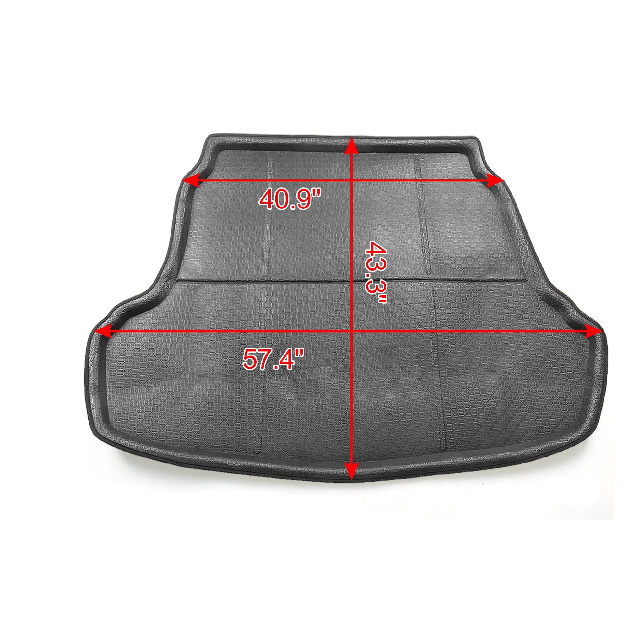 Unique Bargains Car Rear Trunk Liner Cargo Mat Floor Tray for Hyundai Sonata Plastic
