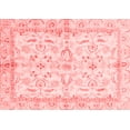 thumbnail image 1 of Ahgly Company Machine Washable Indoor Rectangle Oriental Red Modern Area Rugs, 7' x 9', 1 of 1