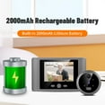 thumbnail image 3 of Peephole Camera, Human Sensing Digital Door Viewer Volume Adjustable  for Home Villa Hotel, 3 of 7