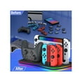thumbnail image 6 of RGB Switch Charger Dock for Nintendo Switch/Switch Lite/OLED,Switch Charging Stand with 8 Games Storage for Switch Pro Controller Joycons, 6 of 7