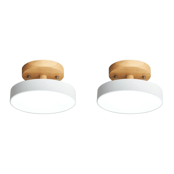 Luminaria Techo LED Fácil Instalación Regulable para Pasillo () Blanco
