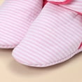 thumbnail image 7 of Quealent Baby Booties Cozy Fleece Slippers Soft Baby Shoes With Gripper Soles, Winter Infant Newborn Crib Sock Shoe Warm Footwear First Walkers Light Pink for Size 4.5, 7 of 7