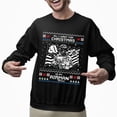 thumbnail image 2 of Christmas Sweatshirt, All I Want For Christmas Is My Airman Home Military Sweatshirt, Patriotic US Air Force Ugly Holiday Jumper, Emotional Soldier Support Gift for Families & Veterans, 2 of 5