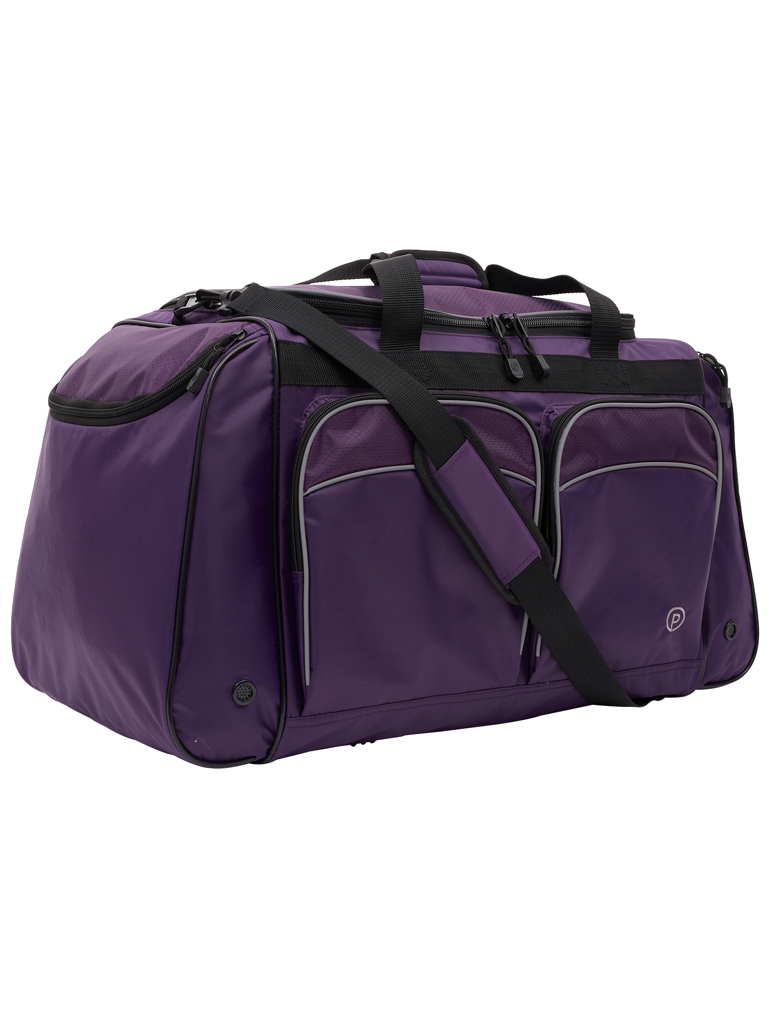 Protege 28" Polyester Sport Travel Duffel Bag, Purple - image 3 of 8