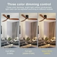 thumbnail image 6 of Tower Fan 52 Inch Ceiling Fan With Lights 3 Solid Wood Fan Blade Noiseless Reversible Motor Smart Remote Control,Pedestal Fan, 6 of 10