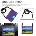 thumbnail image 2 of TECH CIRCLE Case for Lenovo Tab M10 (TB-X306) & Tab M10 FHD Plus (TB-X606) & Tab K10 (TB-X6C6) Tablet (10.3in) - Lightweight Protective Shockproof Back Cover Case with Shoulder Strap (Purple + Mint), 2 of 6