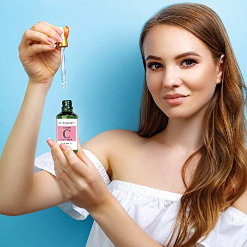 Vitamin C Serum (Tetrahexyldecyl Ascorbate) Night Oil Treatment With Squalane and Pure Rose Oil for Firmer, Glowing Skin, by Dr. Brenner 1 oz.