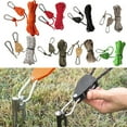 thumbnail image 3 of 4mm 2M Pulley windproof rope camping canopy tent rope lamp adjustable lanyard, 3 of 5