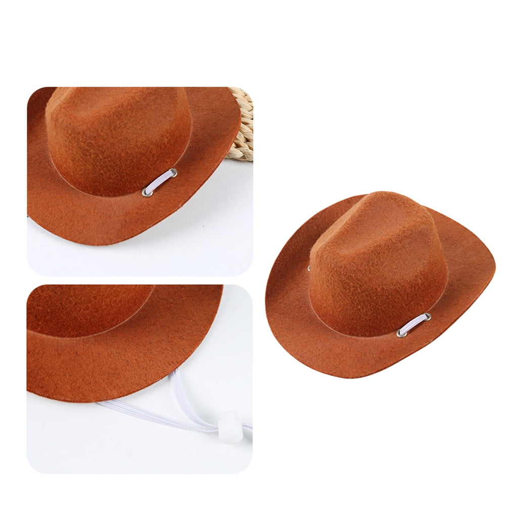 OHOIOLLA 1Pc Chocolate Dog Hat Adjustable Rope Design Perfect for Pet Photography