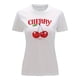thumbnail image 3 of Playera Blusa De Cerezas Cherry Happy Have A Nice Day Casual Ropa Para Mujer Ropa De Dama Color Blanco Talla Chica Marca Emil SaEs, 3 of 4