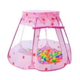 thumbnail image 1 of Pink Foldable Star Childrens Tent Play House Pink Version With Mosquito Net Portable Design For Indoor Play Easy Assembly Storage Included No Ball Pit, 1 of 8