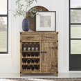 thumbnail image 2 of Emerson Wine Accent Cabinet in Weathered Honey, 2 of 10