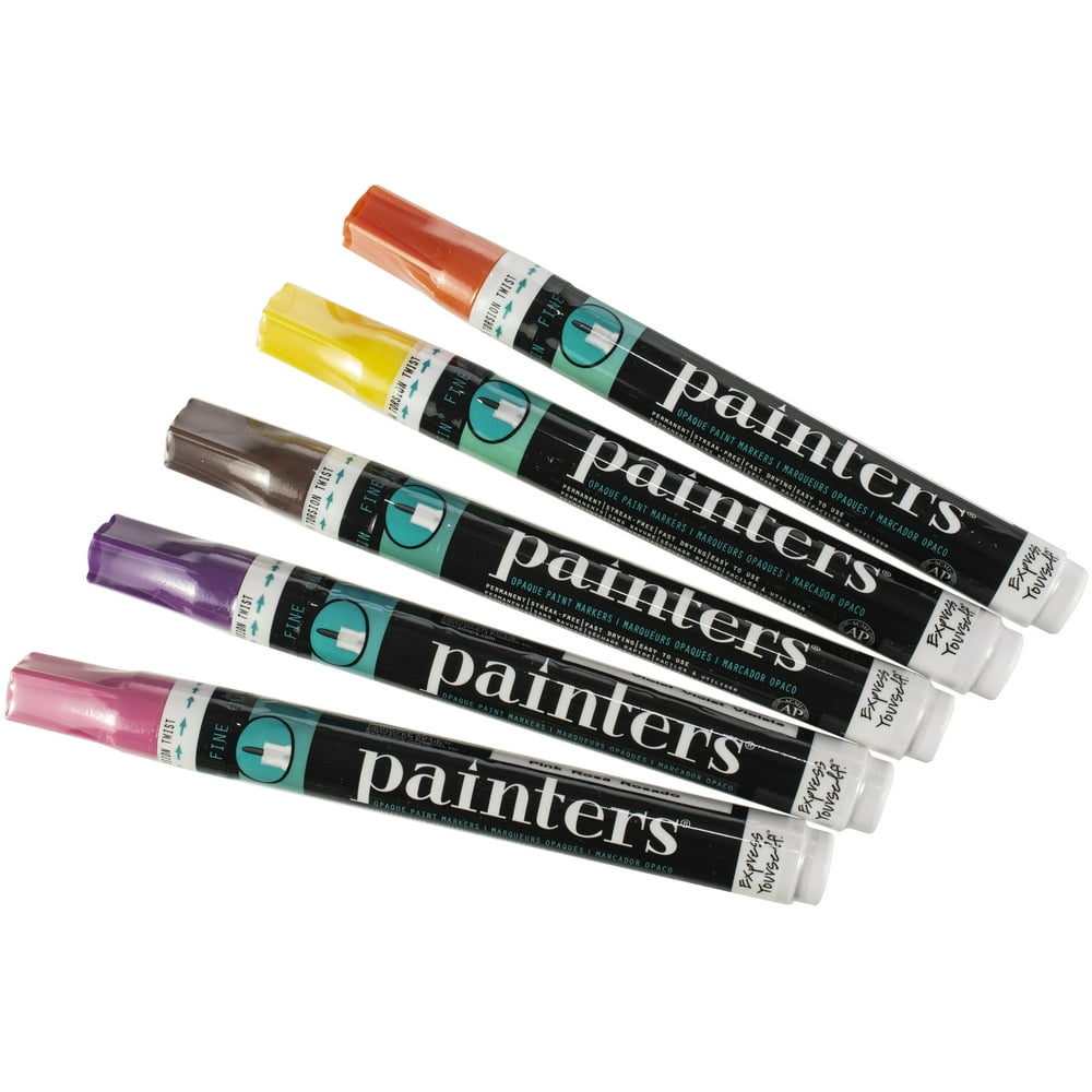 Painters Opaque Sierra Sunset Fine Point Paint Markers, 5 Count