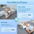 thumbnail image 3 of Almohada cervical espuma viscoelástica almohada ortopédica ergonómica soporte cervical dormir de lado espalda y estómago, 3 of 8