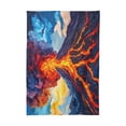 thumbnail image 2 of YAZAOO Square Tablecloth Oil Painting Of Volcano Pattern Tableclothes, 2 of 9