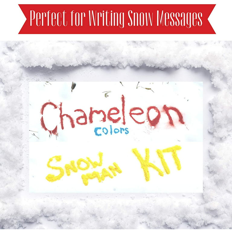 Chameleon Colors Snow Painting Kit - 10 Pack - 5 Vibrant Colors - 5 Squirt  Bottles - Art Craft Kit for Snow Decorations - Color Powder Snow Paint 
