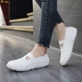 thumbnail image 4 of GLYGML Women's Knit Mary Jane Sneakers Lightweight Breathable Walking Shoes with Non-Slip Sole for Casual Daily Wear, 4 of 5