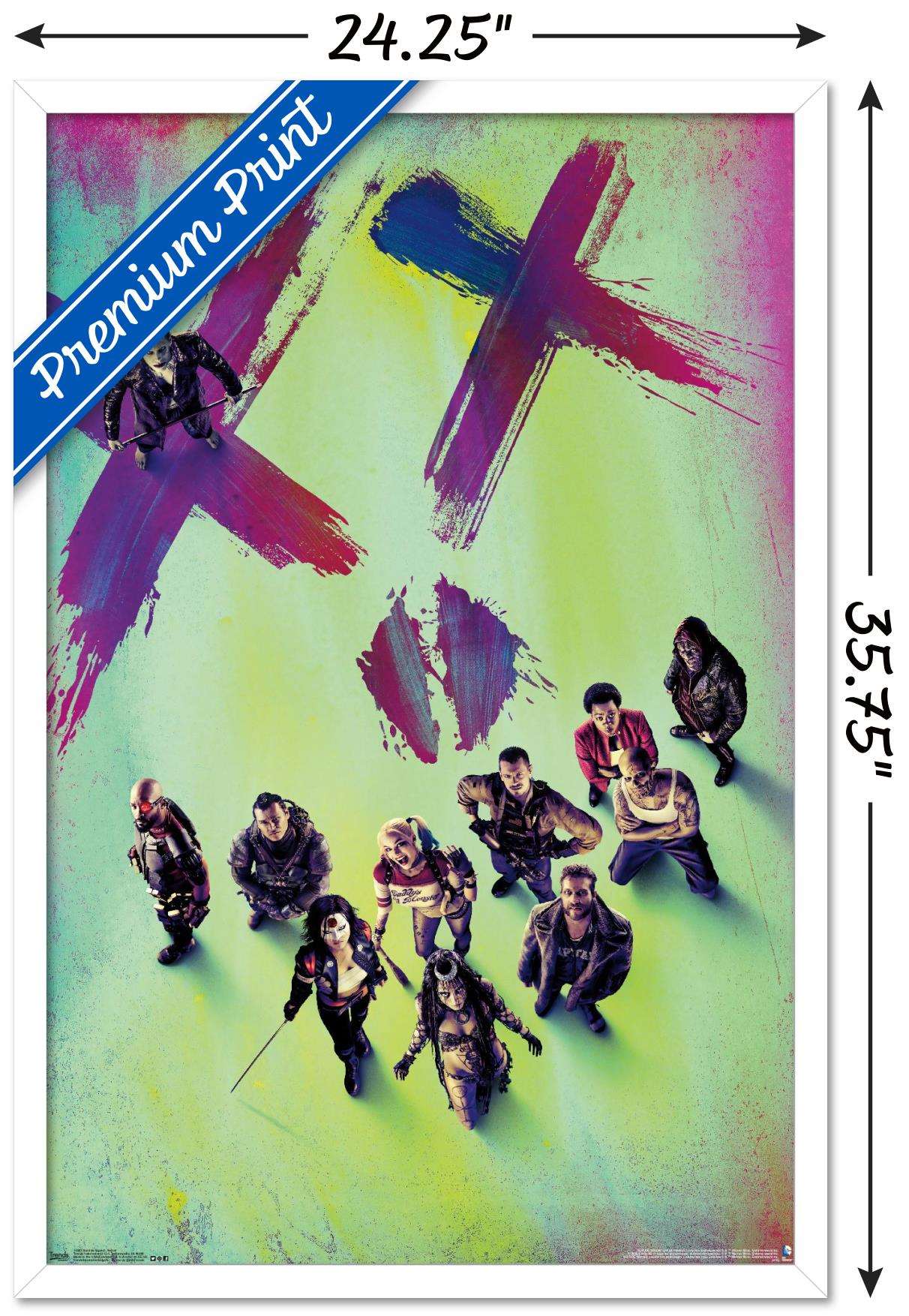 DC Comics Movie - Suicide Squad - Teaser Wall Poster, 22.375" x 34", Framed
