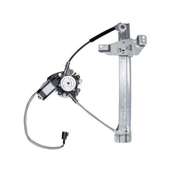 Rear Left Driver Side Power Window Regulator and Motor Assembly - Compatible with 2006 - 2011, 2013 Chevy Impala Sedan 4-Door 2007 2008 2009 2010