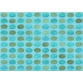 thumbnail image 1 of Ahgly Company Tapis d'Intérieur Lavables en Machine, Rectangle Transitionnel, Vert Mer Clair, 5' x 8', 1 of 7