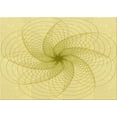 thumbnail image 1 of Ahgly Company Machine Washable Indoor Rectangle Transitional Yellow Area Rugs, 7' x 9', 1 of 7