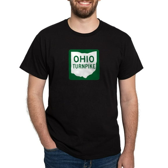 CafePress - Ohio Turnpike Dark T Shirt - Men's Classic Graphic Cotton T-Shirt