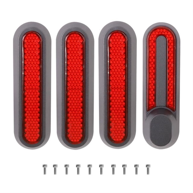 Yuarrent Calcomanías para cubierta de rueda, accesorios de conducción nocturna, pegatina reflectora de carcasa lateral, reemplazo de Pescar No.1
