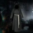 thumbnail image 1 of Cape Robe avec Capuche Devil Costume de Cosplay d'Halloween pour Carnaval Mascarade Noir m, 1 of 10