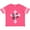 Football Pink and White, variant on Inktastic He is Risen Pink Plaid Cross Boys or Girls Toddler T-Shirt