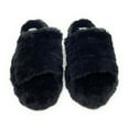 thumbnail image 7 of JEFFRICO Womens Slippers Open Toe Faux Fur Three Band Slide Slippers, 7 of 7