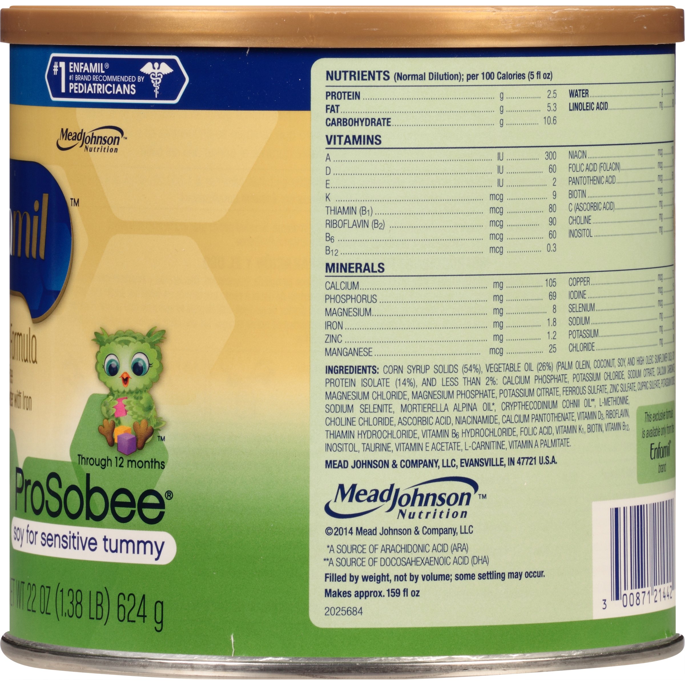 Enfamil Soy Formula Nutrition Information Blog Dandk