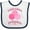 White and Navy, variant on Inktastic Pickleball Princess Cute Girls Baby Bib
