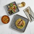 thumbnail image 5 of Tabletops Gallery 12 Piece Madison Dinnerware Set in Speckled Grey, 5 of 11