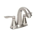 thumbnail image 2 of Premier Waterfront Lavatory Faucet 2 Handle Pvd Brushed Nickel Less Popup, 2 of 2
