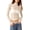 White, variant on Women Sexy Lace Mesh Long Sleeve Shirts Slim Cut Crop Tops Going Out Layering Slim Fit Tee Streetwear Clothing