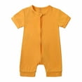 thumbnail image 2 of Elainilye Fashion Newborn Baby Jumpsuit Summer Sleeveless Zipper One-piece Romper Jumpsuit for Girls Boys Sizes Newborn-24M, 2 of 9