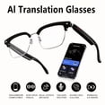 thumbnail image 4 of 2026 Limited Edition Wireless Smart Glasses, Built-in Mic &amp; Speaker, Real-Time Translation, Low-Voltage Safe Audio, Premium Tech Gift for Travel, Parties and Tech Lovers, 4 of 13