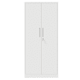 thumbnail image 2 of Hassch Metal Garage Storage Cabinet with Locking Doors and Adjustable Shelves, 71" Metal Tool Cabinet for Home Office, Garage, Warehouse, White, 2 of 11