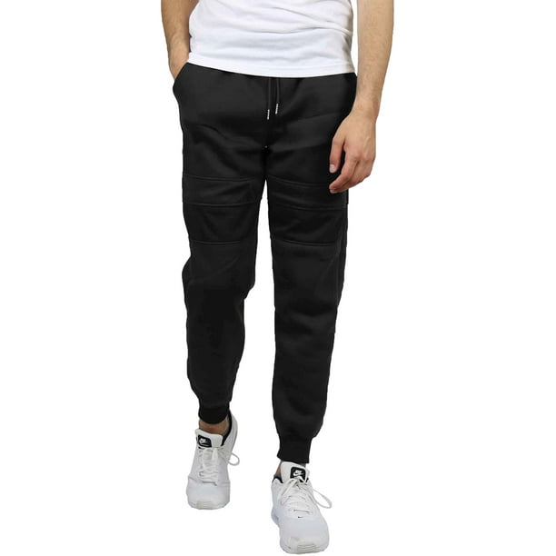 galaxy by harvic men's slim fit fleece jogger pants