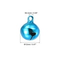 thumbnail image 2 of 12mm Small Jingle Bells for Craft DIY Christmas Vacuum Plating Blue 48 Pack, 2 of 5