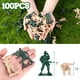 thumbnail image 2 of Toy Soldiers Shindel Army Men 100 unidades, verde y amarillo, 10 poses, 2 of 6
