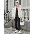 thumbnail image 6 of Arshiner Girls' Casual Sets Short Sleeve T-Shirt Top and Sweatpants with Pockets, 6 of 6